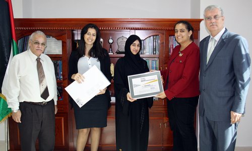 AAU Student First in Accounting on UAE Level