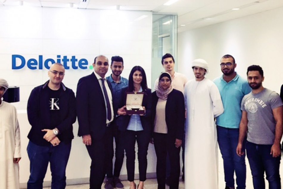 زيارة علمية إلى شركة (Deloitte & Touch)