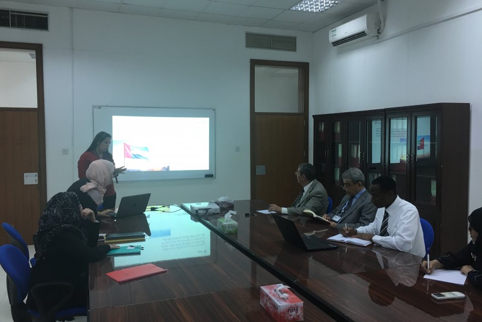 محاضرة عن المصادر العلمية لبرامج القانون في جامعة العين