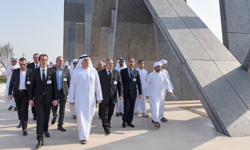 A Delegation from AAU visit “Wahat Al Karama”