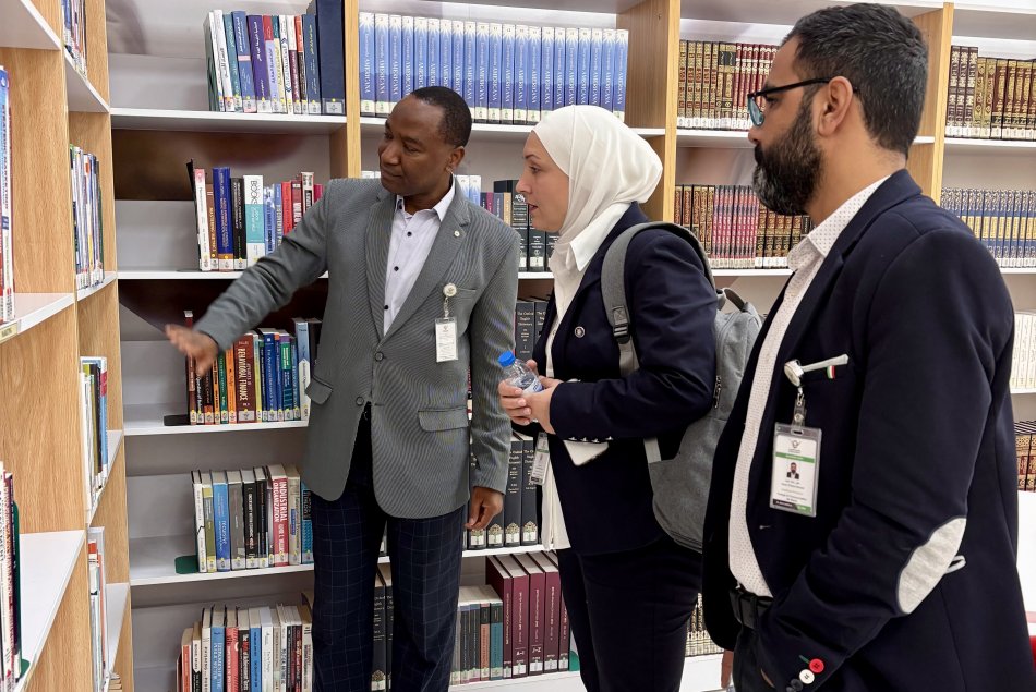 Library reception for new academics