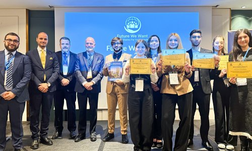 مشاركة متميزة لجامعة العين في نموذج الأمم المتحدة الدولي بروما 2026
